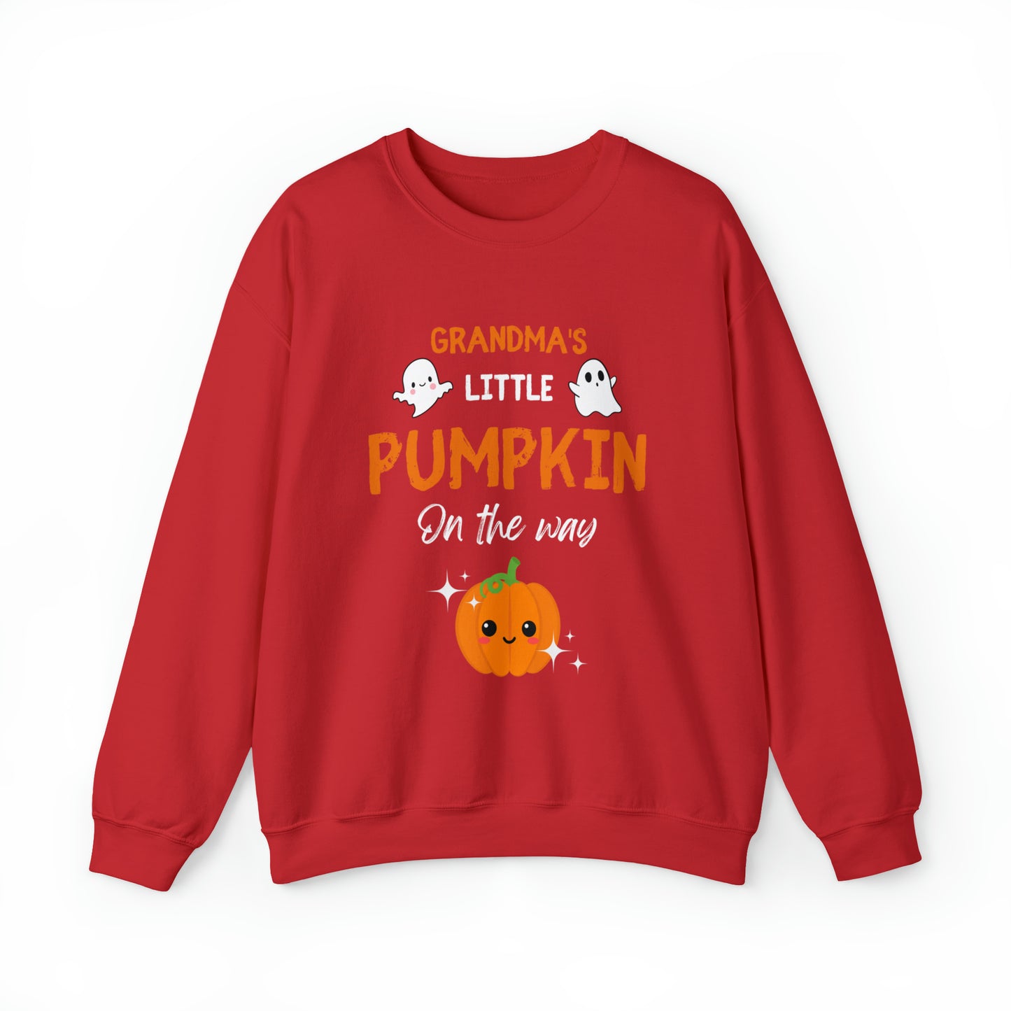 Grandma's Little Pumpkin Halloween Sweatshirt, Nana To Be Halloween Outfit, Grandmother Halloween Sweater, Halloween Grandma To Be Jumper