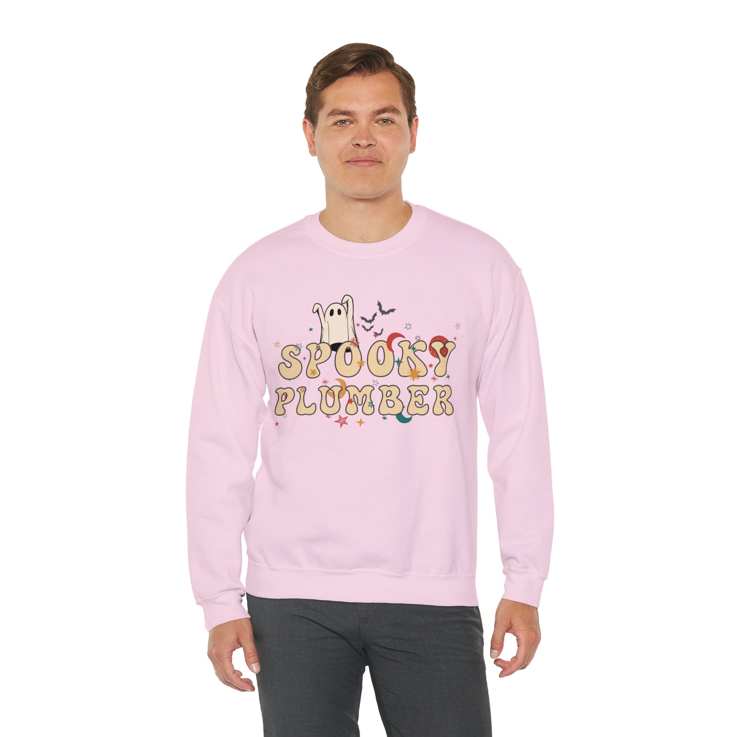Spooky Plumber Halloween Sweatshirt, Halloween Gift for Plumber, Plumber's Spooky Sweater