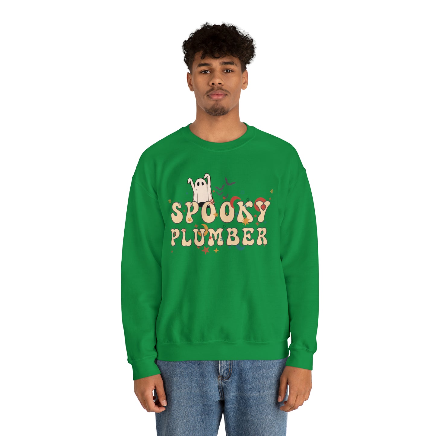 Spooky Plumber Halloween Sweatshirt, Halloween Gift for Plumber, Plumber's Spooky Sweater