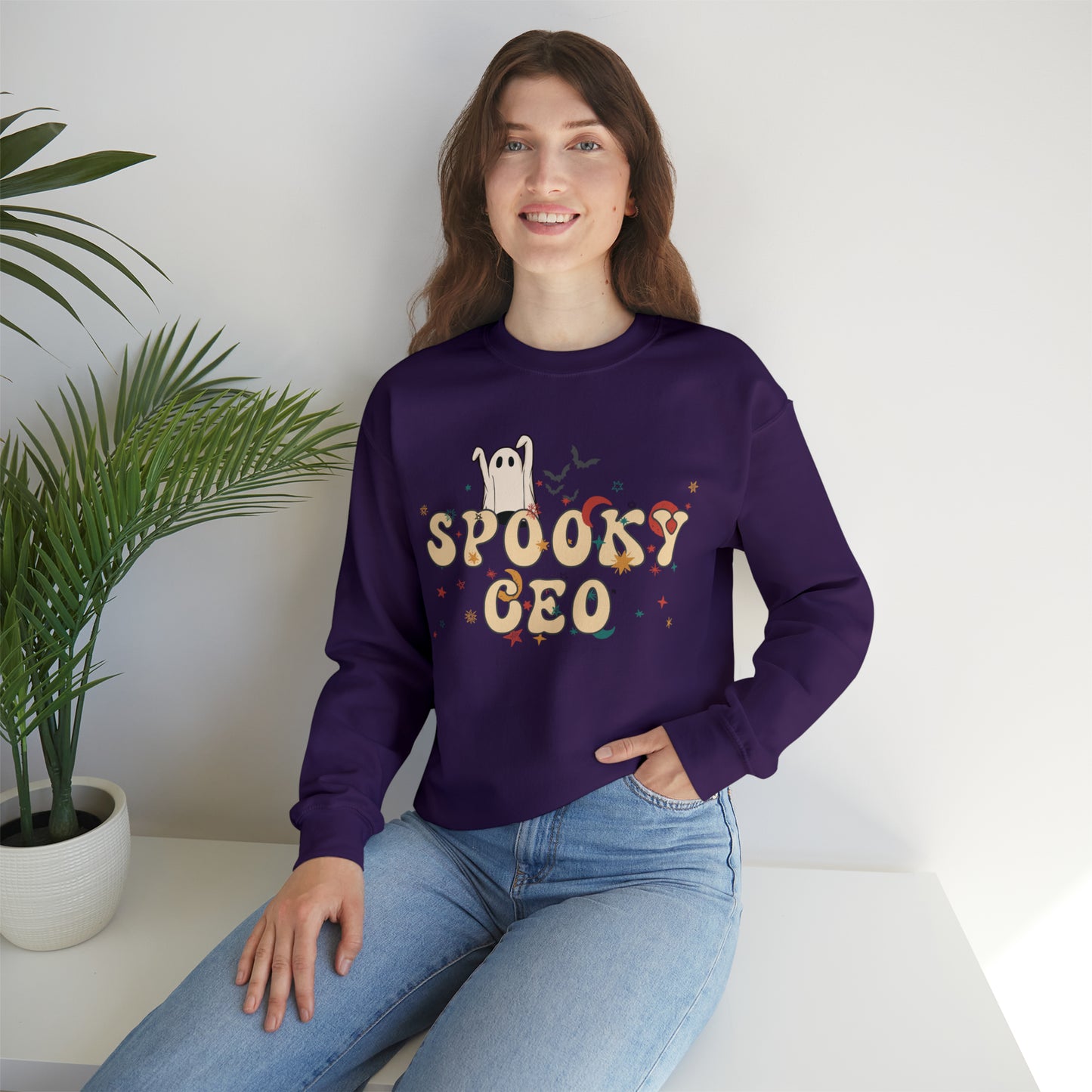 Spooky CEO Halloween Sweatshirt, Halloween Gift for CEO, CEO's Spooky Sweater