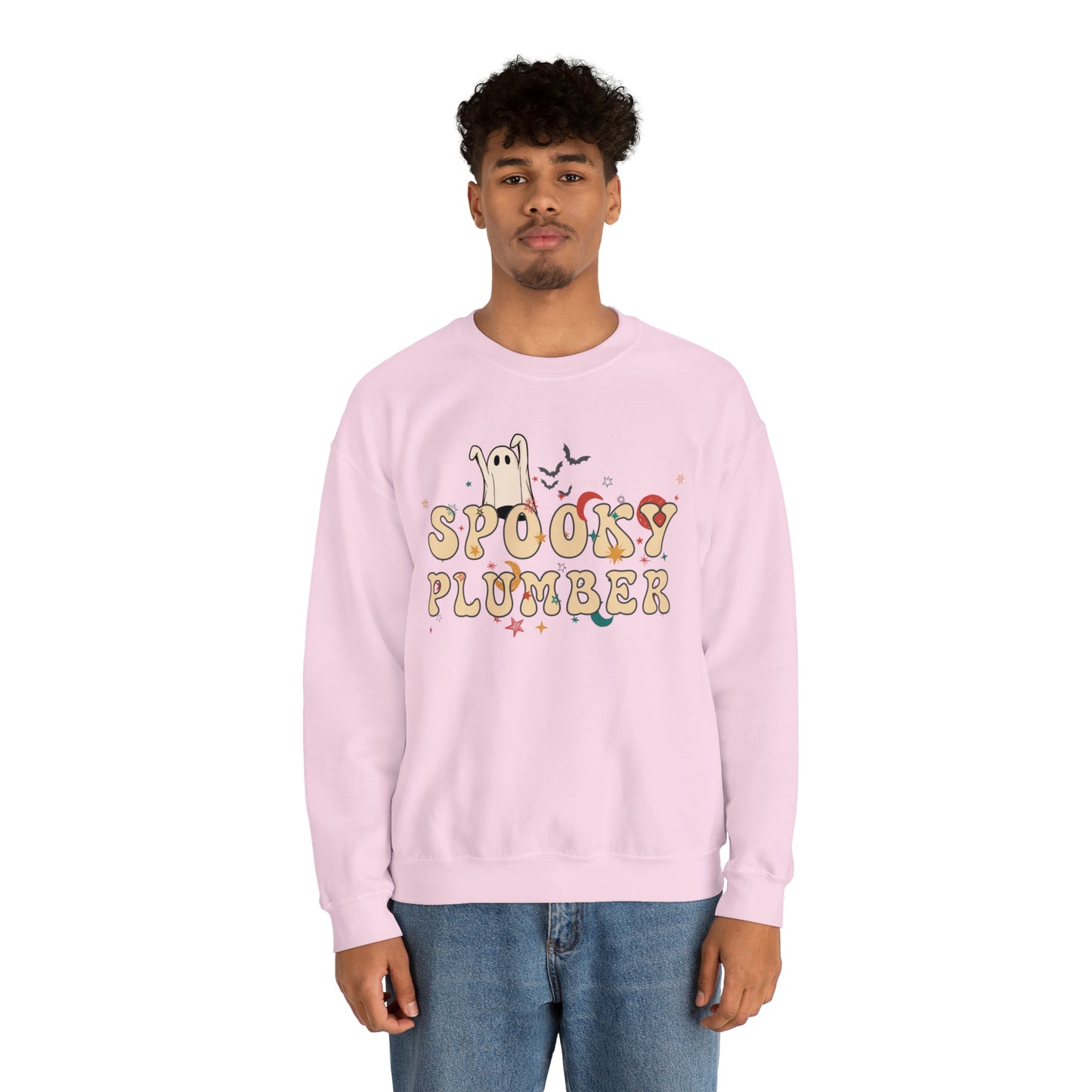 Spooky Plumber Halloween Sweatshirt, Halloween Gift for Plumber, Plumber's Spooky Sweater