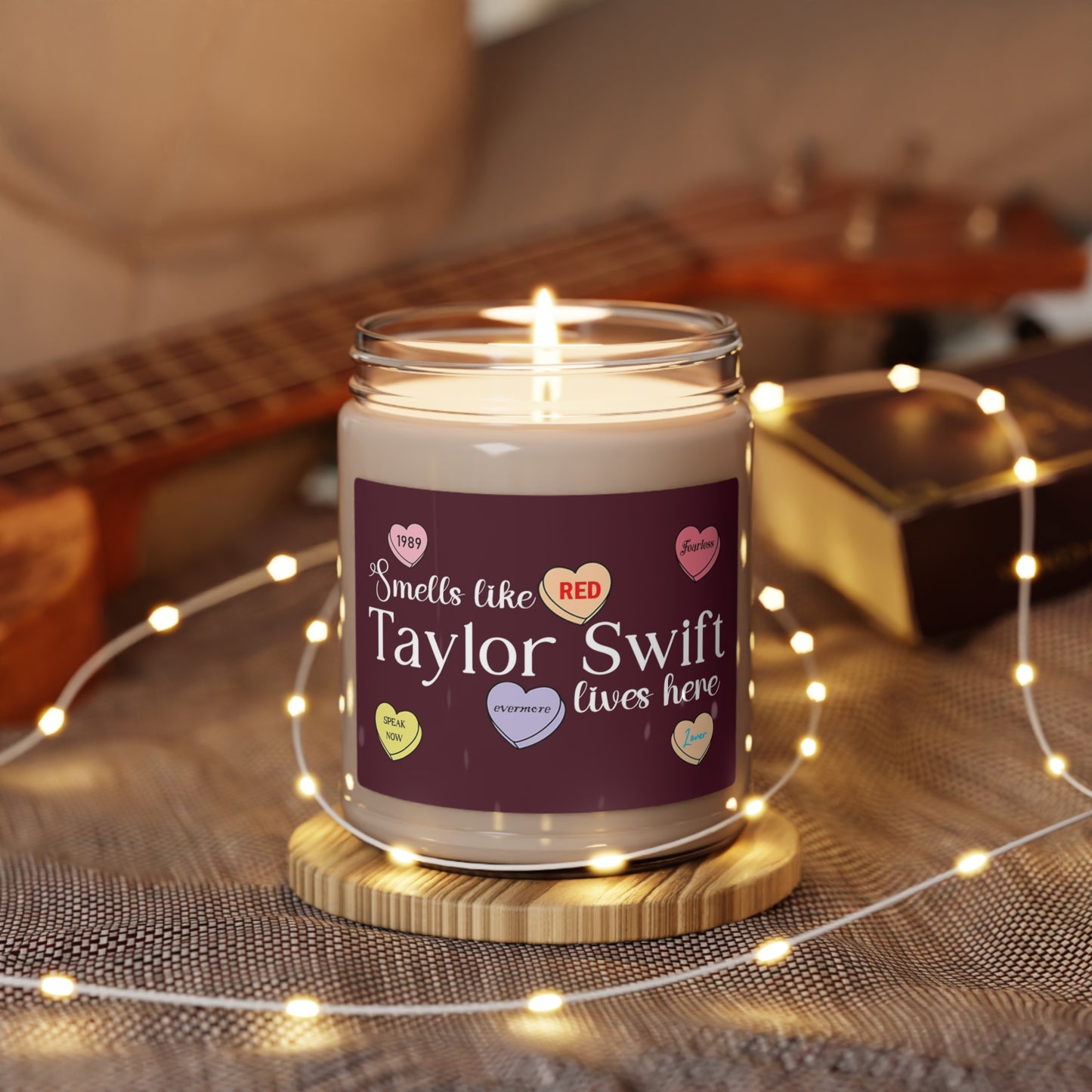 Smells Like Taylor Swift Lives Here Scented Soy Candle