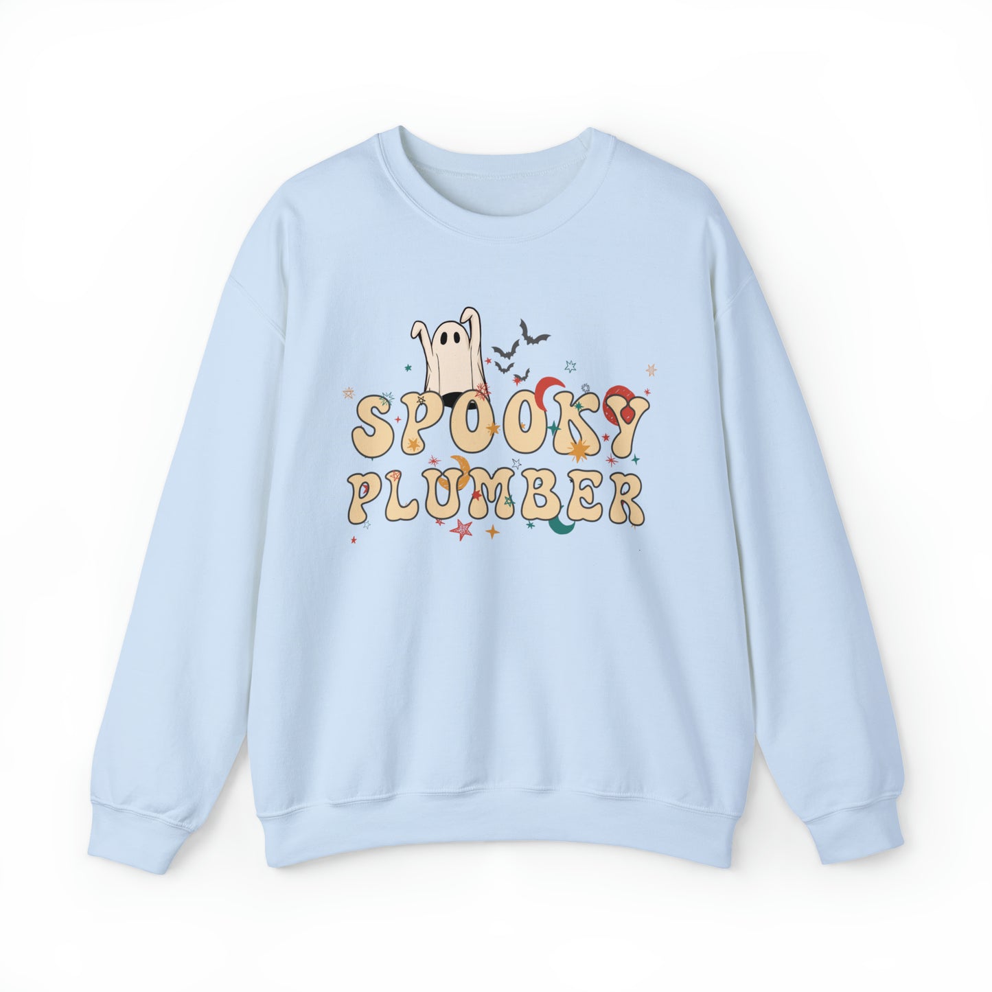 Spooky Plumber Halloween Sweatshirt, Halloween Gift for Plumber, Plumber's Spooky Sweater