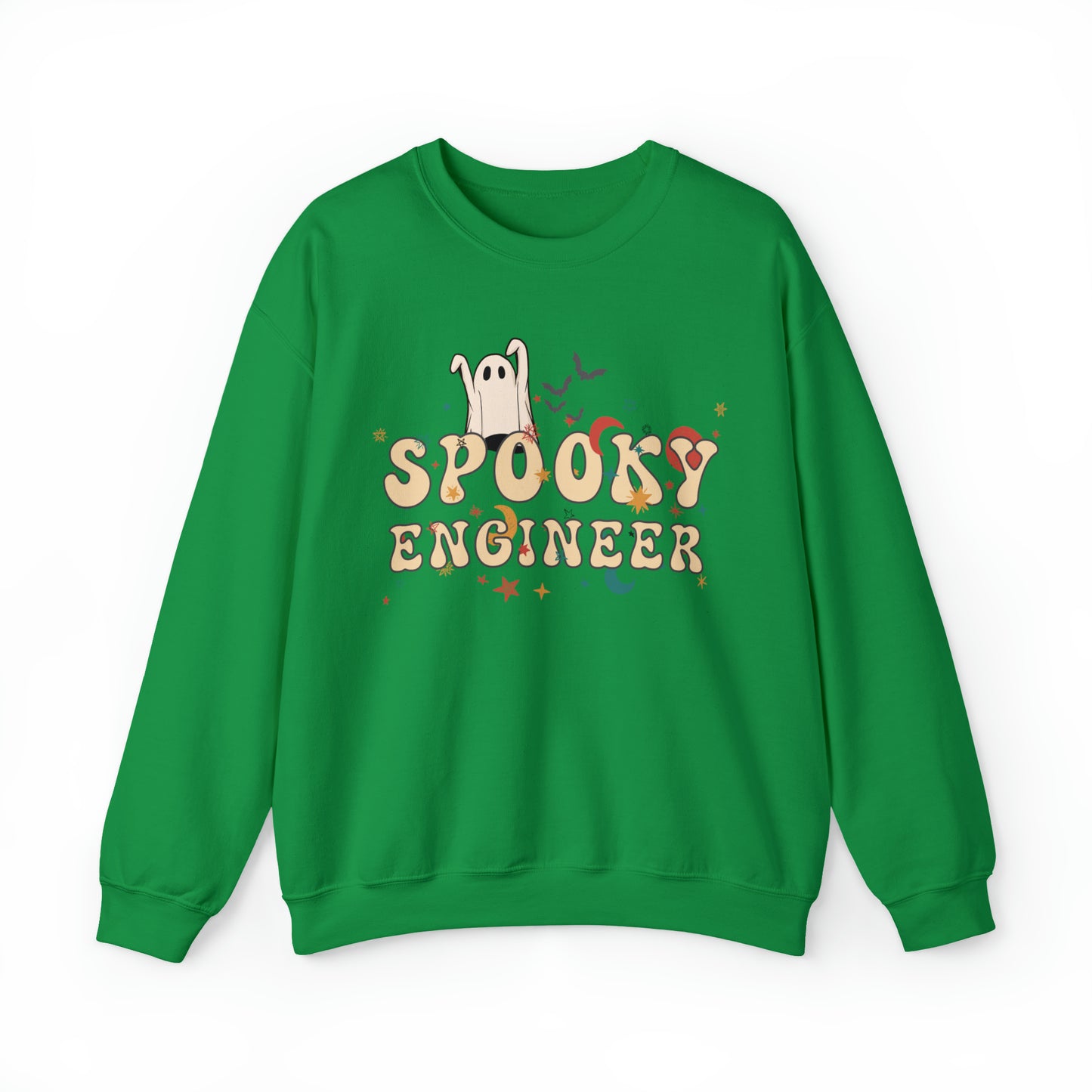 Spooky Engineer Halloween Sweatshirt, Halloween Gift for Engineer, Engineer's Spooky Sweater