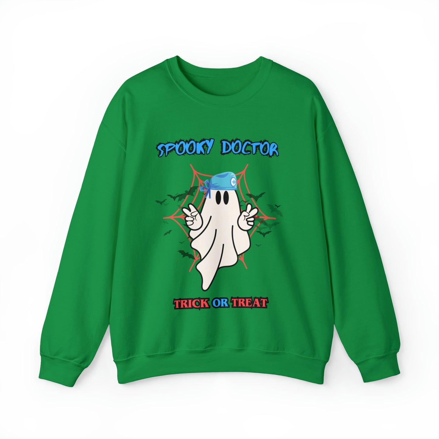 Spooky Doctor Halloween Sweatshirt, Halloween Gift for Doctor, Surgeon Spooky Sweater