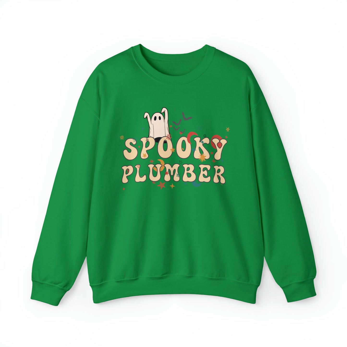 Spooky Plumber Halloween Sweatshirt, Halloween Gift for Plumber, Plumber's Spooky Sweater