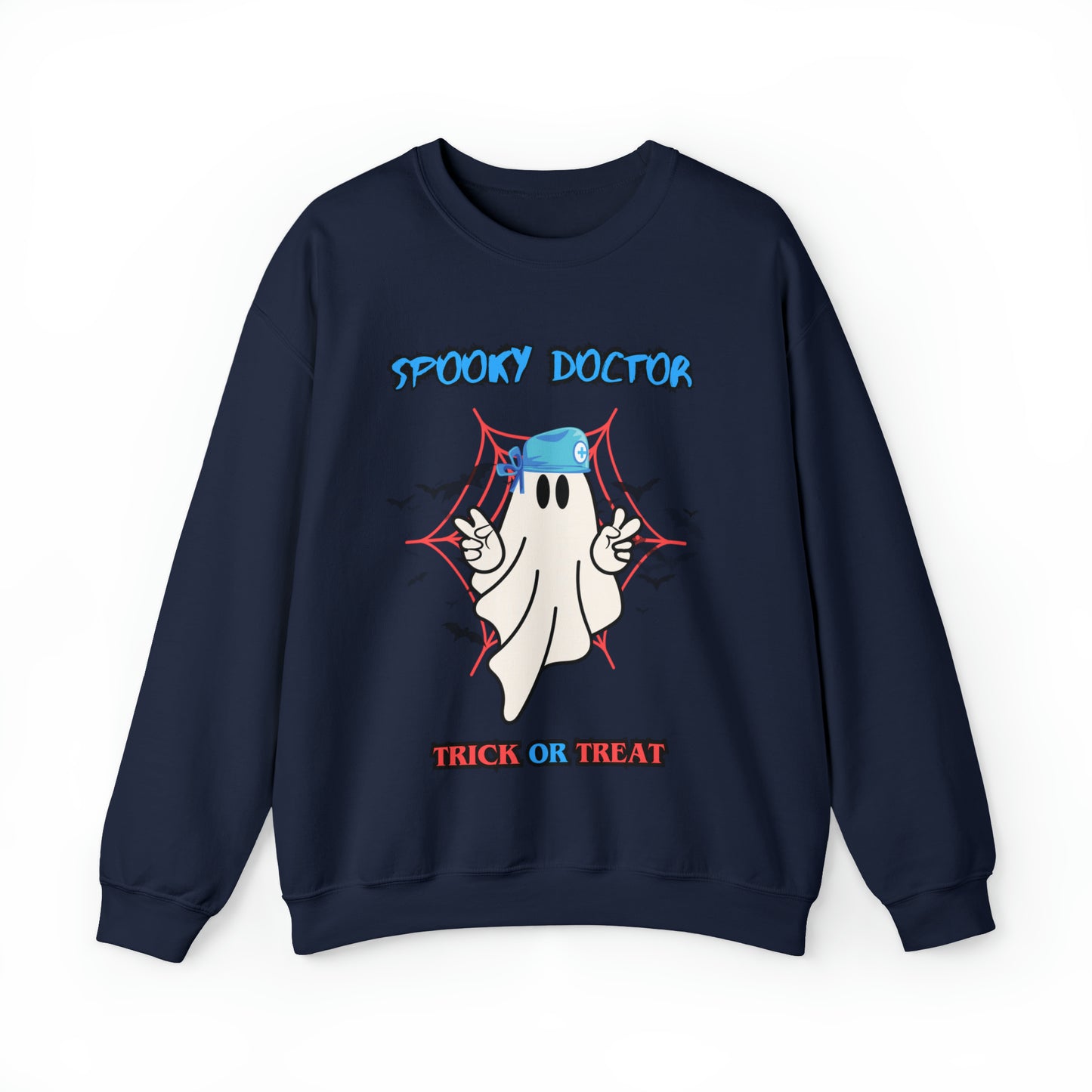 Spooky Doctor Halloween Sweatshirt, Halloween Gift for Doctor, Surgeon Spooky Sweater
