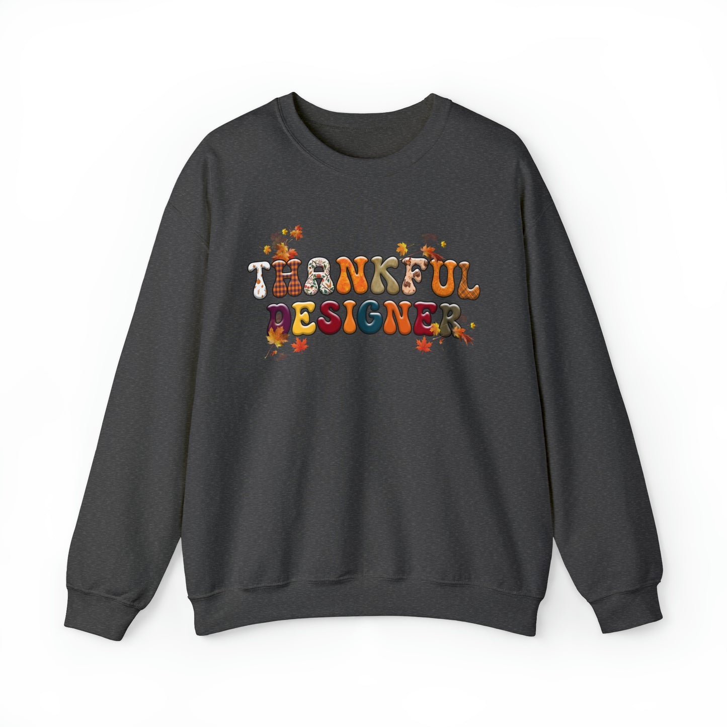 Thankful Designer Thanksgiving Sweatshirt, Thanksgiving Gift for Graphic Designer, CAD Designer's Thankful Sweater, Thanksgiving Web Designer Sweatshirt,