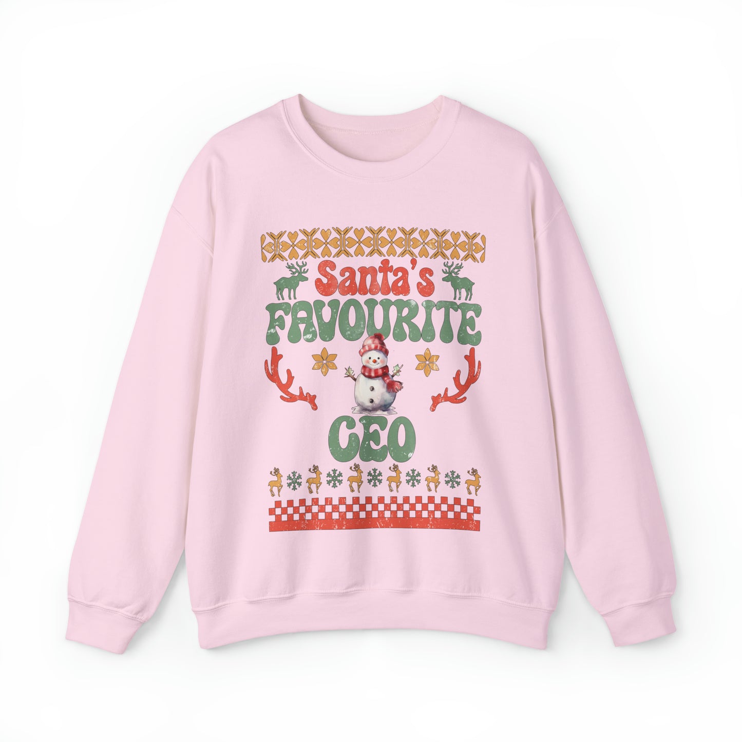 Santa's Fav Profession Ceo Ugly Christmas Sweatshirt