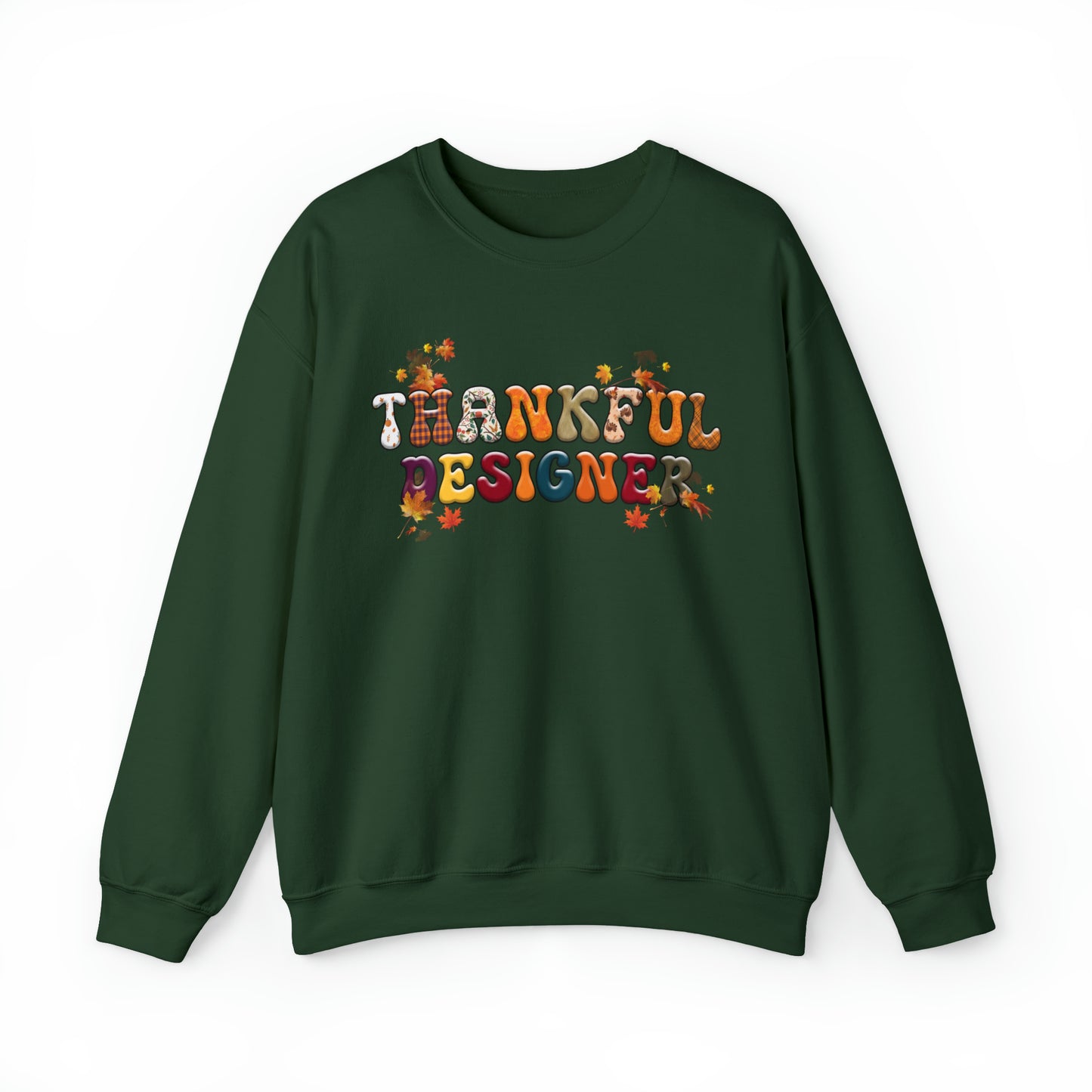 Thankful Designer Thanksgiving Sweatshirt, Thanksgiving Gift for Graphic Designer, CAD Designer's Thankful Sweater, Thanksgiving Web Designer Sweatshirt,