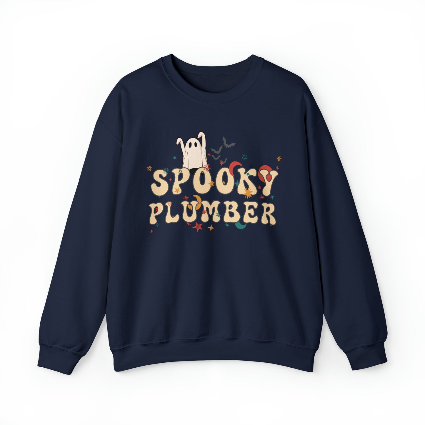 Spooky Plumber Halloween Sweatshirt, Halloween Gift for Plumber, Plumber's Spooky Sweater