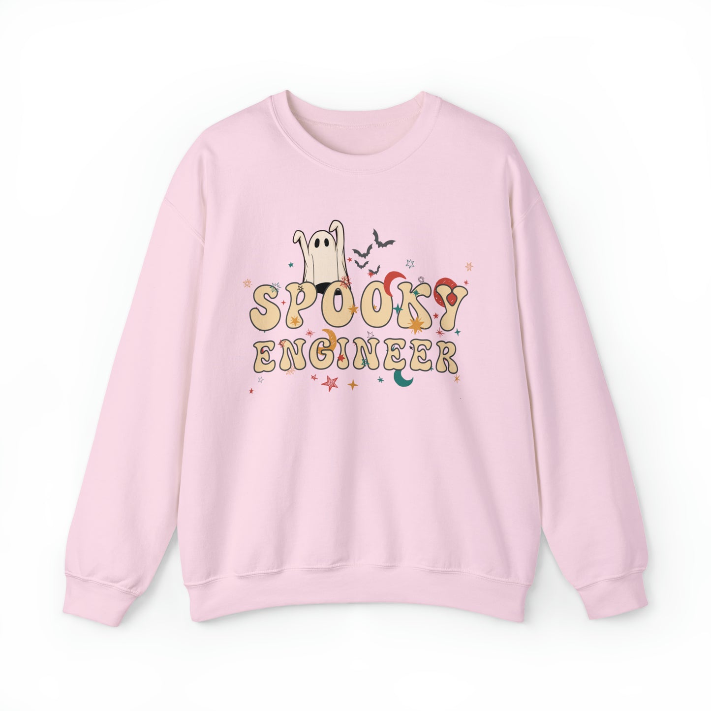 Spooky Engineer Halloween Sweatshirt, Halloween Gift for Engineer, Engineer's Spooky Sweater