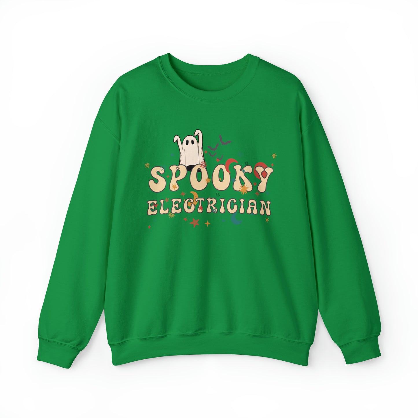 Spooky Electrician Halloween Sweatshirt, Halloween Gift for Electrician, Electrician's Spooky Sweater