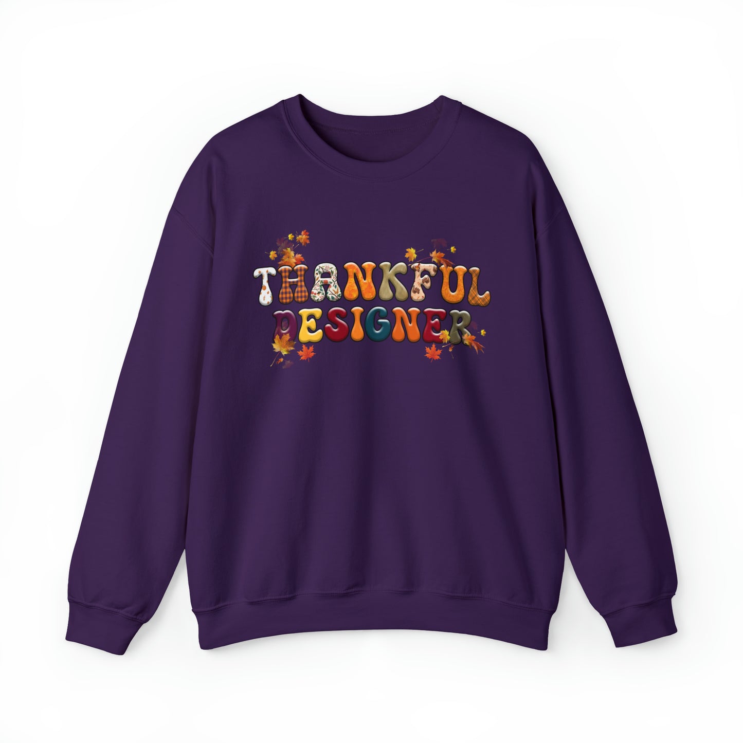 Thankful Designer Thanksgiving Sweatshirt, Thanksgiving Gift for Graphic Designer, CAD Designer's Thankful Sweater, Thanksgiving Web Designer Sweatshirt,