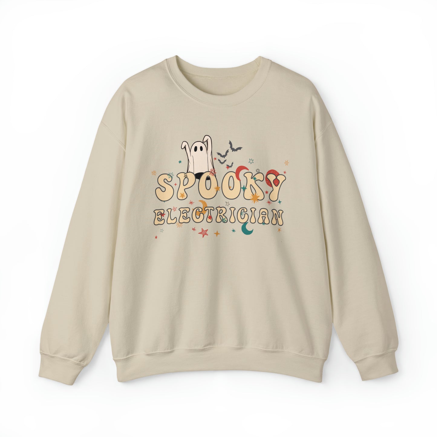 Spooky Electrician Halloween Sweatshirt, Halloween Gift for Electrician, Electrician's Spooky Sweater