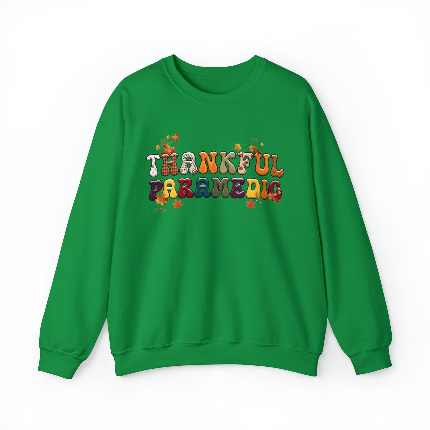 Thankful Paramedic Thanksgiving Sweatshirt, Thanksgiving Gift for Paramedic, Paramedic's Thankful Sweater, Fall Sweatshirt for Paramedics