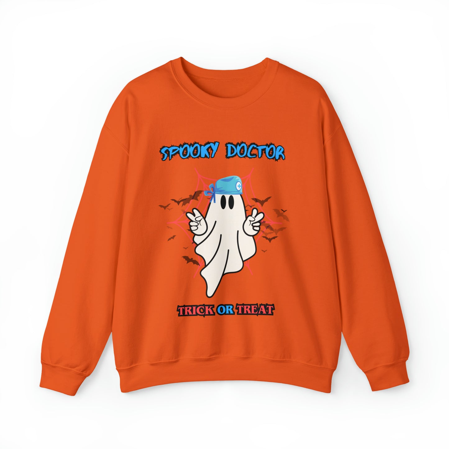Spooky Doctor Halloween Sweatshirt, Halloween Gift for Doctor, Surgeon Spooky Sweater