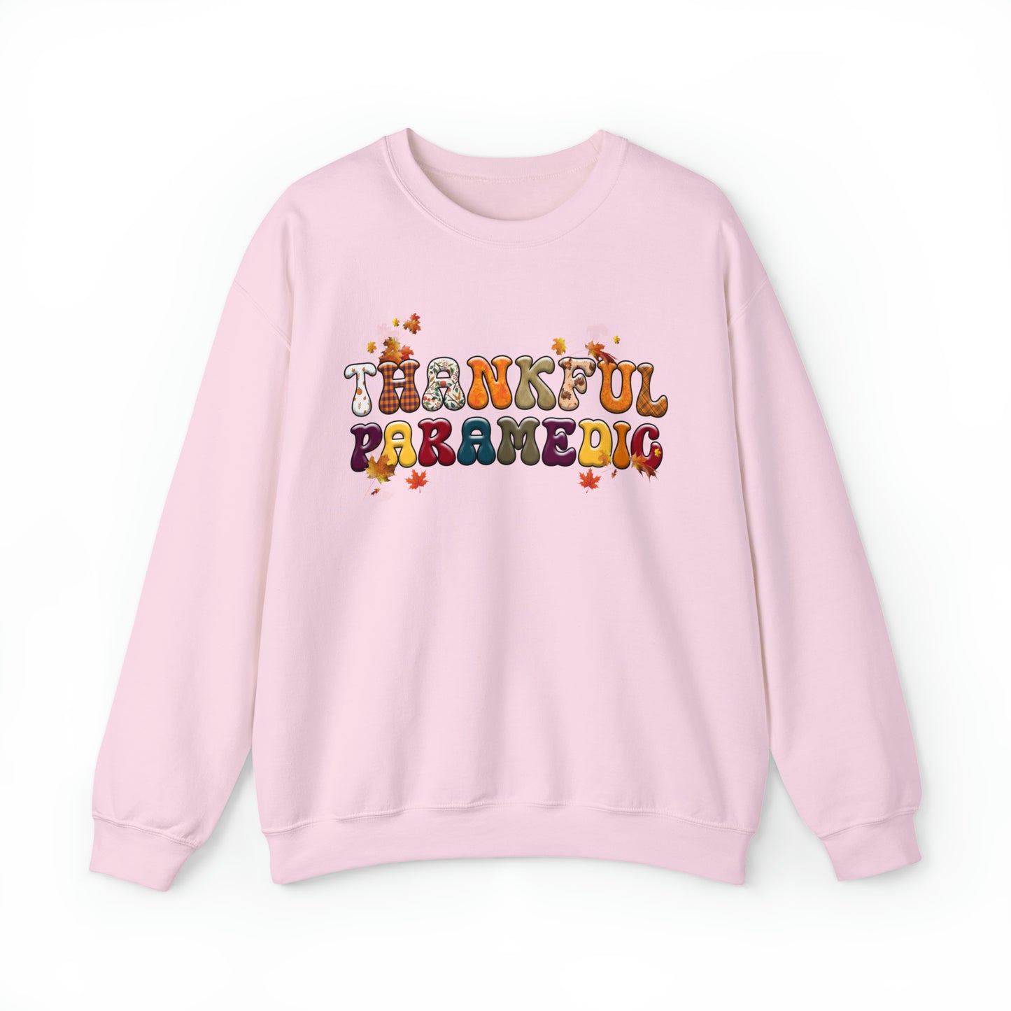 Thankful Paramedic Thanksgiving Sweatshirt, Thanksgiving Gift for Paramedic, Paramedic's Thankful Sweater, Fall Sweatshirt for Paramedics