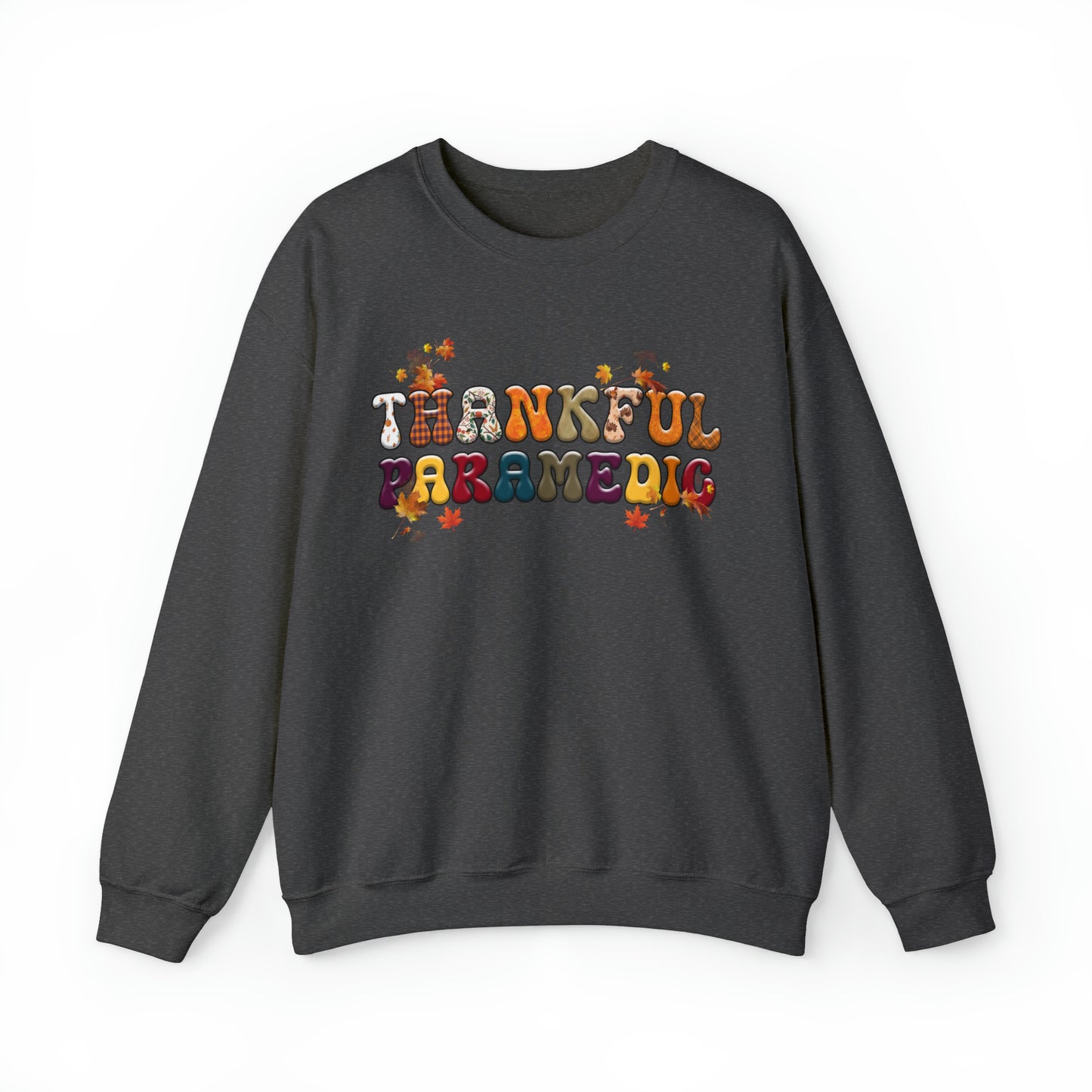 Thankful Paramedic Thanksgiving Sweatshirt, Thanksgiving Gift for Paramedic, Paramedic's Thankful Sweater, Fall Sweatshirt for Paramedics