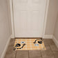 Hi Bye Doormat, Skeleton Doormat, Funny Halloween Welcome Doormat for Home