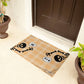 Hi Bye Doormat, Skeleton Doormat, Funny Halloween Welcome Doormat for Home
